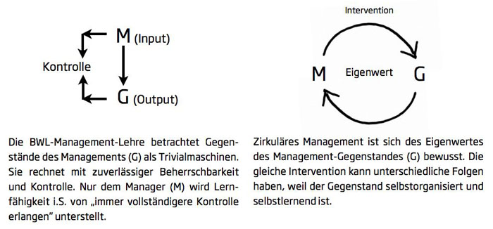 Reflexives Management oder auch zirkuläres Management