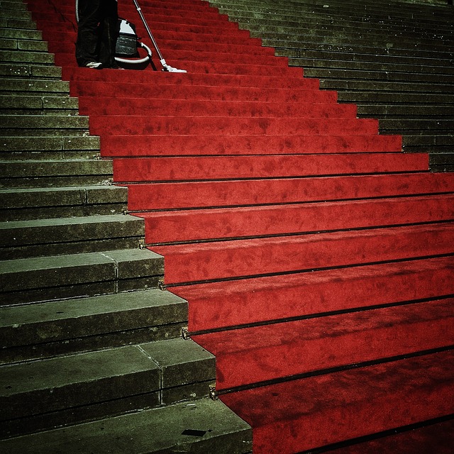 Treppe die die Welt bedeutet