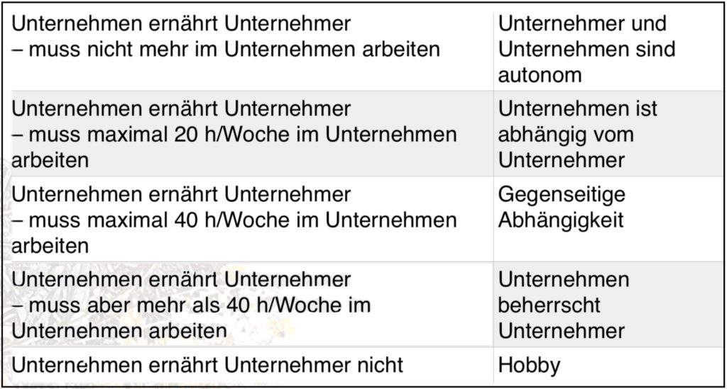 Entwicklungsstufen Unternehmen